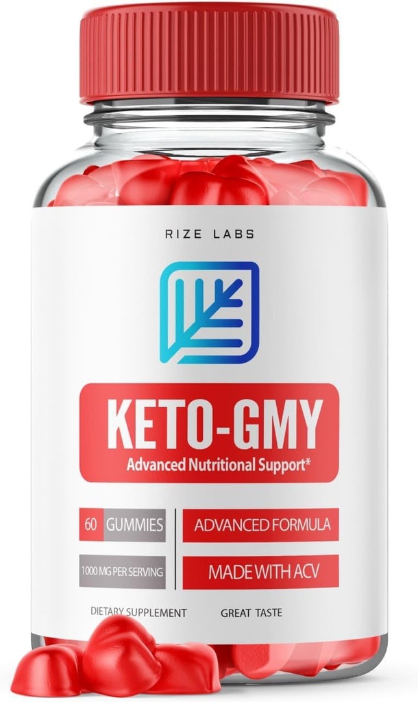 Rize labs - Keto-GMY Gummies kaalulangus, Advanced Nutritional Support Gummies, aitab vähendada kõht rasva, Vegan (60 Gummies)