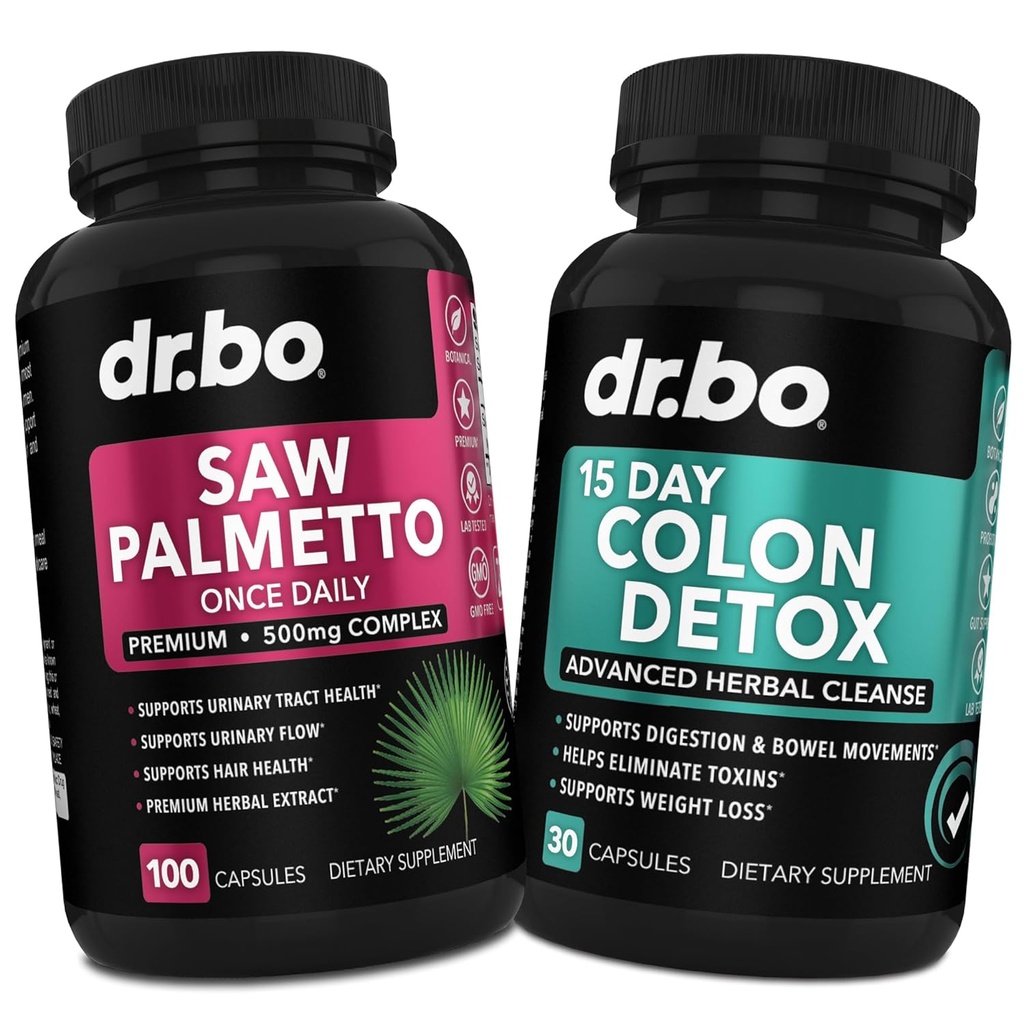 Saw Palmetto naistele Juuste väljalangemine & Colon Cleanser - DHT Blocker naiste kasvu ja 15 päeva Colon Puhastada Soolestiku Detox Pills - Pure Saw Palmetto Juuste väljalangemine Supplement soole liikumise kapslid