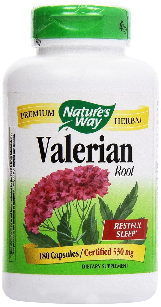 Nature's Way Valerian Juur, (Gelatin) Kapslid 180 ea