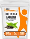 BulkSupplements.comgreen tee ekstrakti pulber - 50% Polyphenols Supplement, EGCG Supplements - Gluteenivaba, 500mg per Serving, 1 kg (2,2 naela) (Pakk 1)