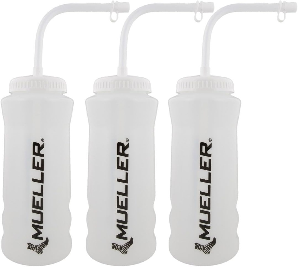 Mueller Quart Pudel w/ õlg, naturaalne värv w/ mustad tähed (3- pakk)
