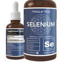 Selenium - 200 mcg, Selenometioniini vorm, 300 serveerimist - vegan, klaaspudel, pärmivaba - sublingvaalne vedelik kontsentraat - antioksüdant, toetab immuunsust, kilpnäärme tervist (2 oz.)