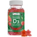 Vitamiin D3 Gummies 5000 RÜ 125mcg D3 Gummies - toetada immuunsüsteemi toetus, tugev luude tervis - Mitte-GMO, Gluteenivaba, piimavaba, D-vitamiini kummi (120 loend)
