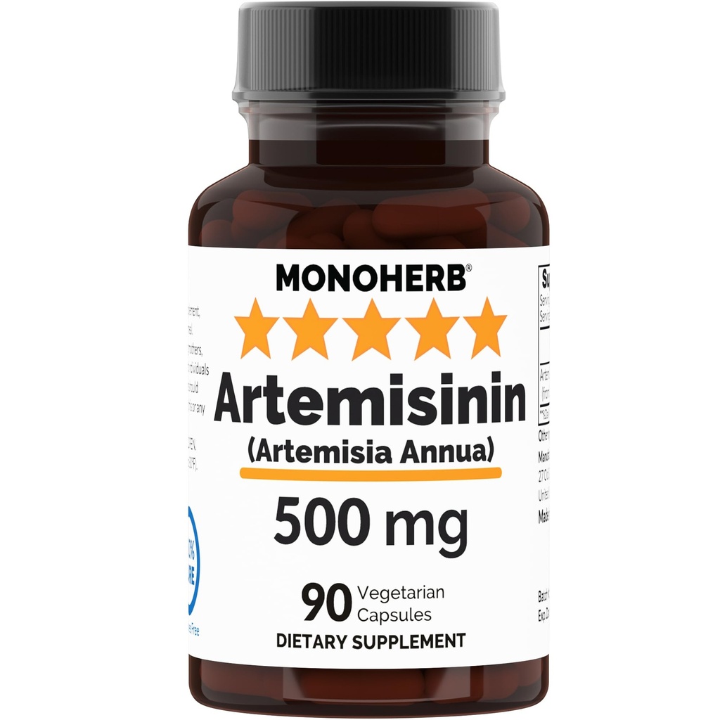 MONOHERB Artemisinin ( Artemisia Annua ) 500 mg - 90 Veggie kapslit