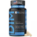 Efektiivne NUTRA Dim Supplement 300mg koos BioPerine - Extra Tugevus östrogeen Blocker meestele ja naistele - Hormoon & Metabolism Support - 2 kuu pakkumine