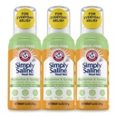 Arm & Hammer Lihtsalt soolalahus Niisutav ja Soothe Nasaalne udu, Ravimivaba niisutav soolalahus Nasaalse pihusti koheseks leevendamiseks kuiv nina, 4.6 Oz (130 g), 3 Pack
