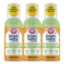 Arm & Hammer Lihtsalt soolalahus Niisutav ja Soothe Nasaalne udu, Ravimivaba niisutav soolalahus Nasaalse pihusti koheseks leevendamiseks kuiv nina, 4.6 Oz (130 g), 3 Pack