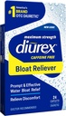 Diurex Caffeine-Free Bloat Relief, Maksimaalne Tugevus, Leevendada Vee Bloat Ebamugavus, Kuni 6 Hours Relief, 24 Count