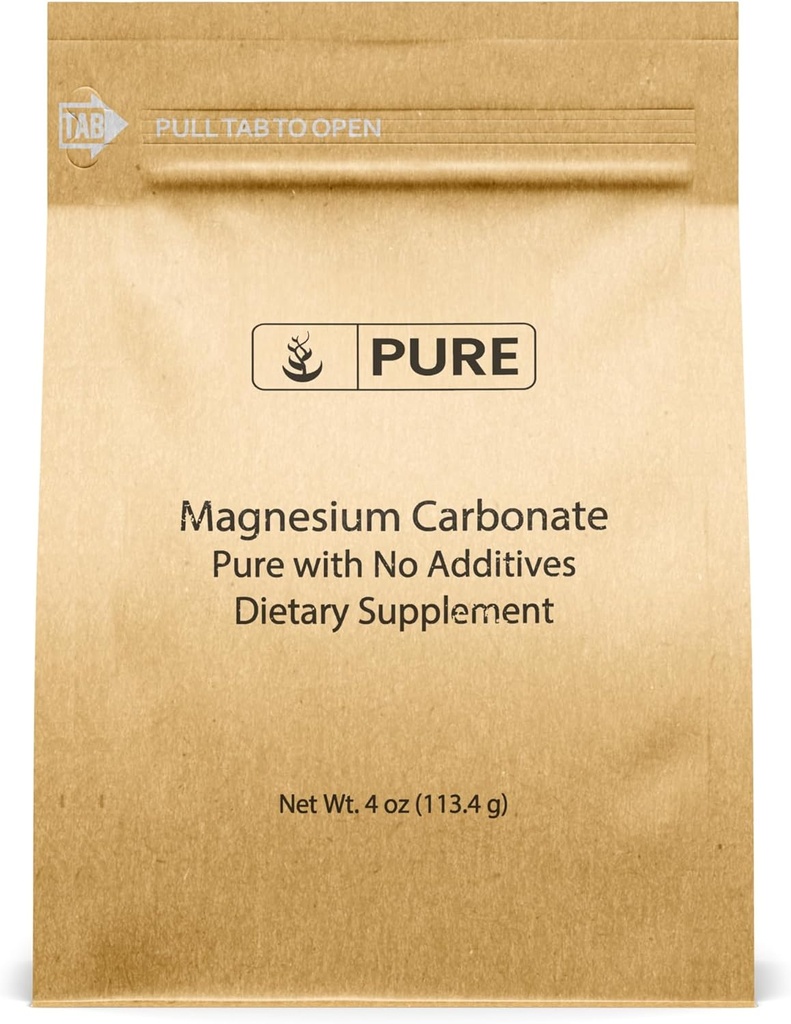 Puhas originaalkoostisosa Magneesiumkarbonaat (4oz) Magneesiumilisand, mitte-GMO, mitmeotstarbeline