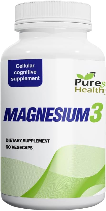 Puhas ja tervislik magneesium3 300 mg magneesiumglütsinaati, malaati ja tsitraati lihastele, närvidele, stressile ja energiale