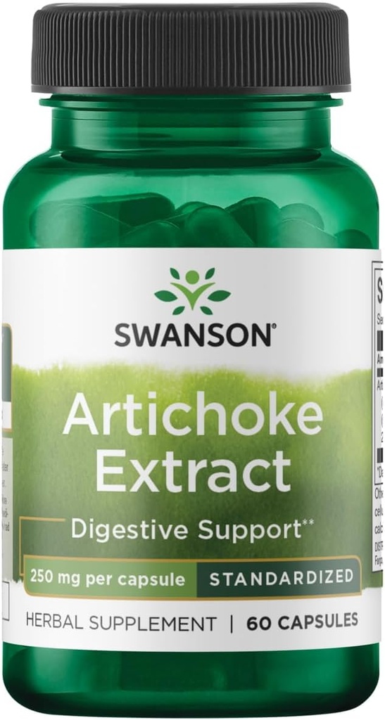 Swanson Artichoke 250 Milligrams 60 Capsules