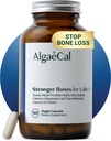 ALGAECAL-i taimsed kaltsiumilisandid D3-vitamiiniga (1000 RÜ) luu tugevuseks, sisaldab 13 mineraali, mis toetavad luu tervist, orgaanilist kaltsiumi (750 mg) naistele ja meestele, 90 Veggie kapslit, valmistatud USA-s