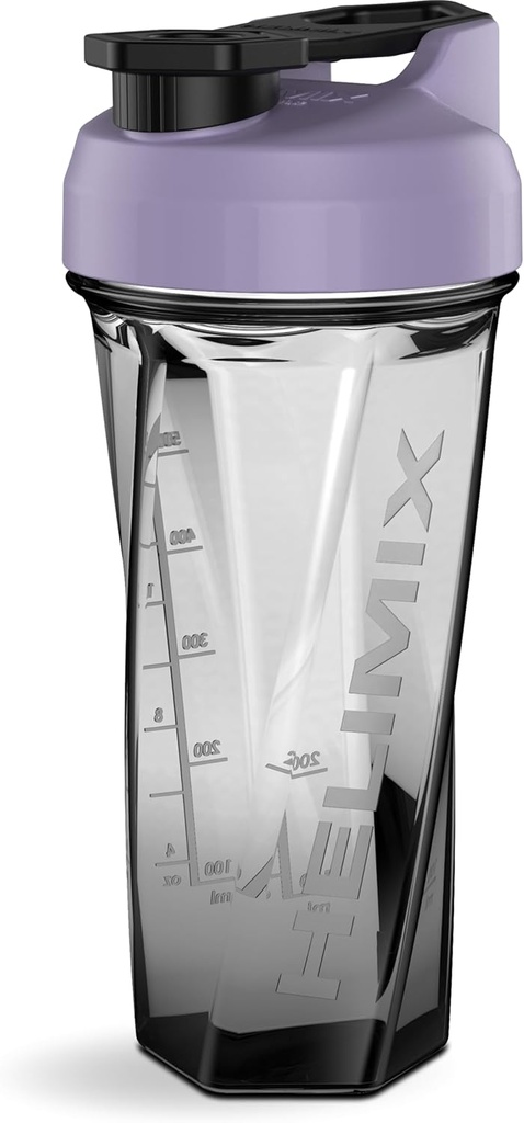 HELIMIX 2.0 Vortex Blender Shaker Bottle hoiab kuni 28oz | Segamiskuuli ega viskit | USA Made | Portable Pre Workout Whey Protein Drink Shaker Cup | Segab kokteile Smoothies Shakes | Top Rack Safe