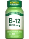 Nature's Truth Vitamiin B12 tabletid | 1000 mcg | 220 Count | Vegan, mitte-GMO ja gluteenivaba toidulisand