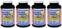 Yerba Prima Psyllium Husks kapslid - 180 kapslit (pakk 4) - looduslik kiudainelisand - GMO-vaba gluteen