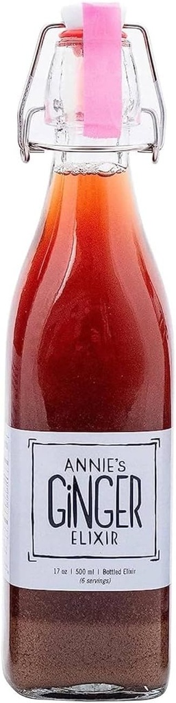 Annie's Ginger Elixir, 17oz 1-Pack, Pure Natural Organic Tonic Ginger Shot, Seedetrakti Puhastamine Suurendab Immuunkaitset, Päevane Soolestiku Tervist Ja Heaolu, Mitte-GMO Jook