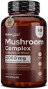 Seenekompleks | Cordyceps Seene, Reishi, Shiitake, Maitake ja Lions Mane Supplement. 10-seene täiendus, mis toetab teie meelt ja keha | 180 seenekapslit