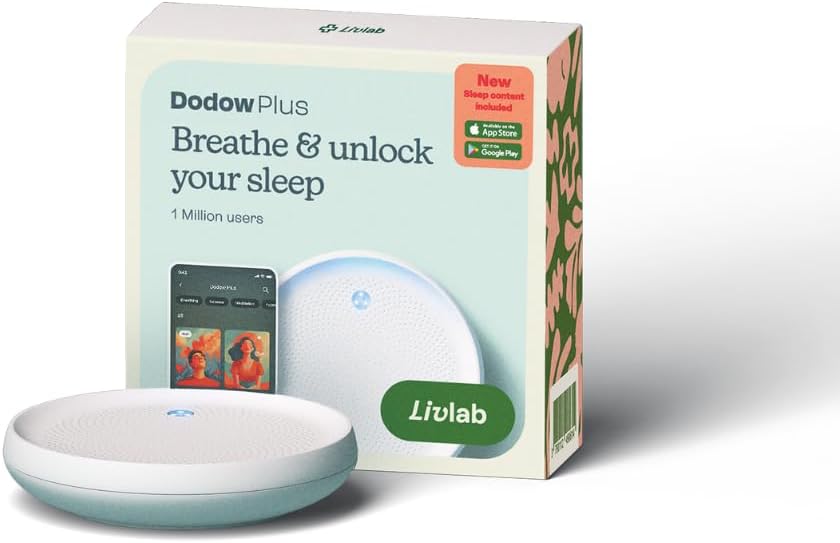 Dodow Plus | 8-Minute Sleep Aid with App Support | Improved Version