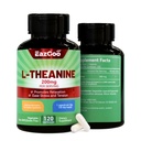L-Theanine 200mg, Aminohappe lisand lõõgastumiseks, stress, L Theanine kapslid - mitte-GMO, Gluteenivaba, 240 Veg kapslid