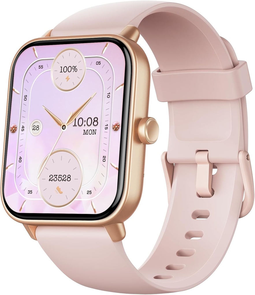 Fitpolo Smart Watch naistele, 1.8" Touchscreen Fitness Tracker Bluetooth Call Alexa SpO2 Heart Rate Monitor Sleep Calorie Step Counter Waterproof Activity Tracker ja Smartwatch Android iPhone'ile