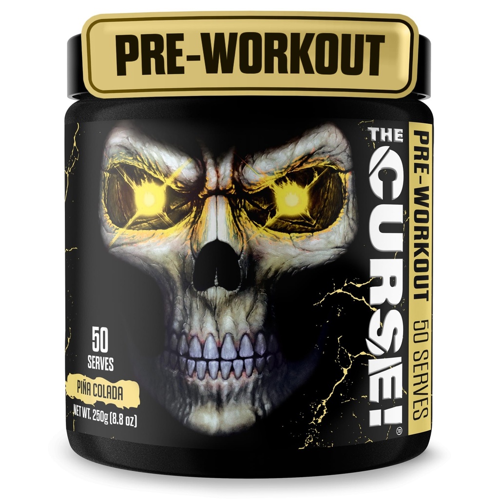 JNX Sports needus! Pre Workout pulber meestele ja naistele, kofeiin, beeta-alaniin, kreatin, L-tsitrulliin, 50 serveerimist, Pina Colada maitse - Boost energia, tugevus ja fookus