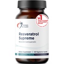 Disainid Health Resveratrol Supreme - Trans Resveratrol Jaapani Knotweed + Quercetin - Tervislik vananemine + südame-veresoonkonna tugilisa, Non-GMO (60 kapslit)