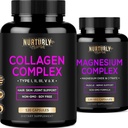 Magneesiumtsitraat & Oksüdi 500mg komplekslisand ja mitme kollageenpeptiidi pulbrikapslid - suure neeldumise maksimaalne tugevus - hüdrolüüsitud kollageenpeptiidid