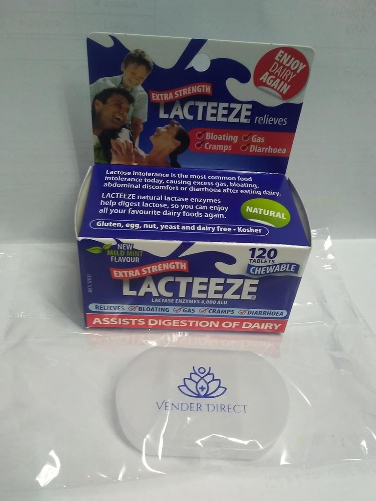 Lacteeze Extra Strength 4000 ALU koos pillide korpusega