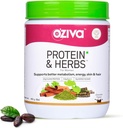 OZIVA valk ja maitsetaimed naistele | 500 Gm (16 serveerimist) | multivitamiinide, kurkumiini, Shatavari, Tulsi toetuseks Ainevahetus, hormonaalne tasakaal ja nahk, juuste tervis (1, 1 Lb)