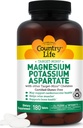 Magneesium ja kaaliumi lisand südame tervisele, kardiovaskulaarsele toetusele, immuunsüsteemile ja luu tervisele, gluteenivaba