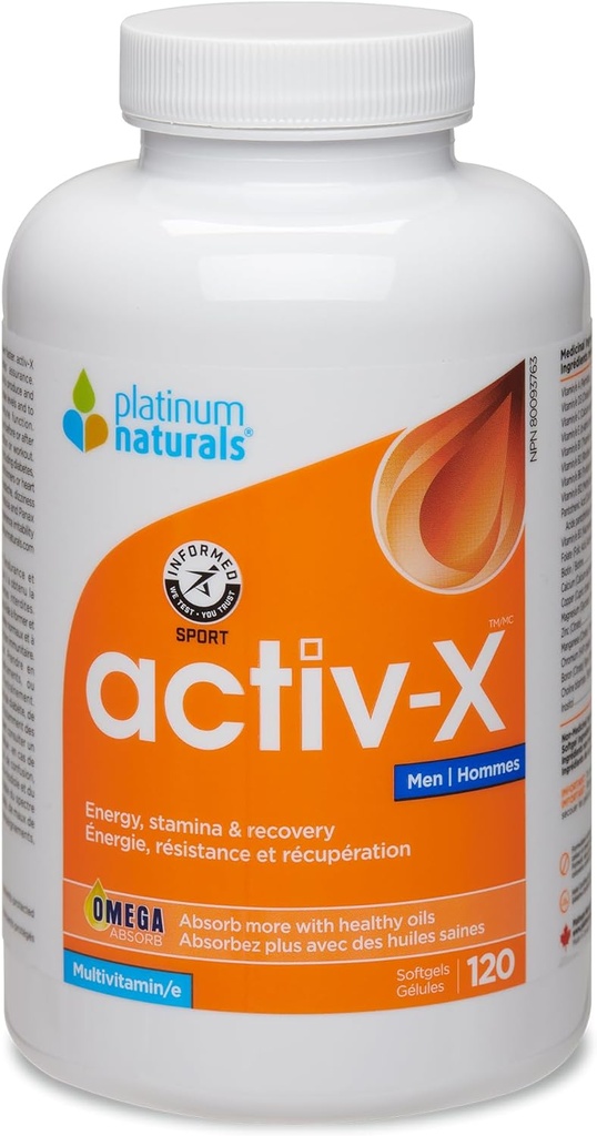 Plaatina - Active-X Multi meestele 120 Softgels