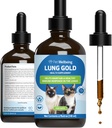 Lemmikloomade heaolu Kopsu kuld kassidele - Kopsu immuuntoetus, Alam-Respiratoorne Tervis, Open Airways, Normaalne hingamine, Reishi, Coptis - Veterinaar-Formuleeritud Taimne Täiendus - 4 oz (118 ml)