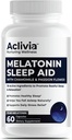 Super Tugevus Melatoniin 10 MG kapslid, kummel, Passionflower & Sidrun Balm, Uneabi, mis aitab teil magada loomulikult ja ärkama värskendatud, non-Habit moodustamine, 60 kapslit