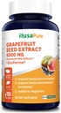 NusaPure Greipfruit Extract 5000 mg kapsli kohta (ekstrakt 10: 1) Bioperine 150 Veggie korgid (Vegan, Gluteenivaba, Non-GMO)