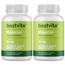Bioperiin 10mg (240 taimekapslit) (120 x 2) - Stearaatide puudumine - vegan - mitte GMO - gluteenivaba - imendumise tõhustaja