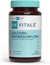 Kaltsium Magneesium & Tsink tabletid vitamiin D3, kaltsiumi täiendus naistele ja meestele, luu tervise ja liigese tugi, 60 kaltsiumi tabletid | Pakend 4 240 tabletti