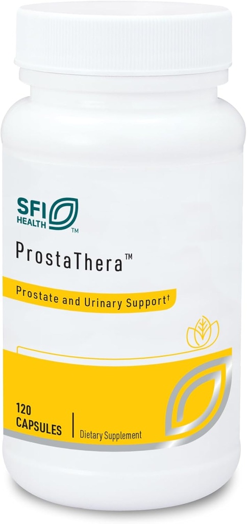 Klaire Labs SFI Health Prostathera - eesnäärme täiendus meestele, kellel on Saw Palmetto, õietolm, nõges, Pygeum ja mineraalid - Gluteenivabad toidulisandid eesnäärme ja kuseteede tervise toetamiseks (60 tabletti)