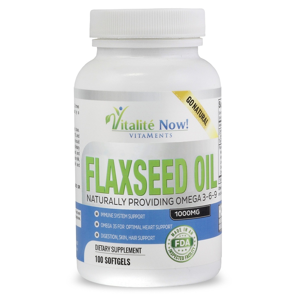 Orgaaniline linaseemneõli Softgels - 1000mg Premium, Virgin Cold Pressed alates linaseemned - Juuksenahk ja küüned Toetus - Omega 3-6-9 Supplement - 100 Count - rohkem kui 3 kuu pakkumine!