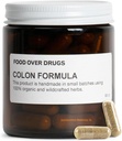 Toit üle narkootikumide Colon Formula - Advanced Colon Cleanse Taimne segu Cascara Sagrada, Psyllium Husk, Dandelion Juur, Ingver ja vahukomm - Taimepõhine Seedetrakti Lisand [60 ct]
