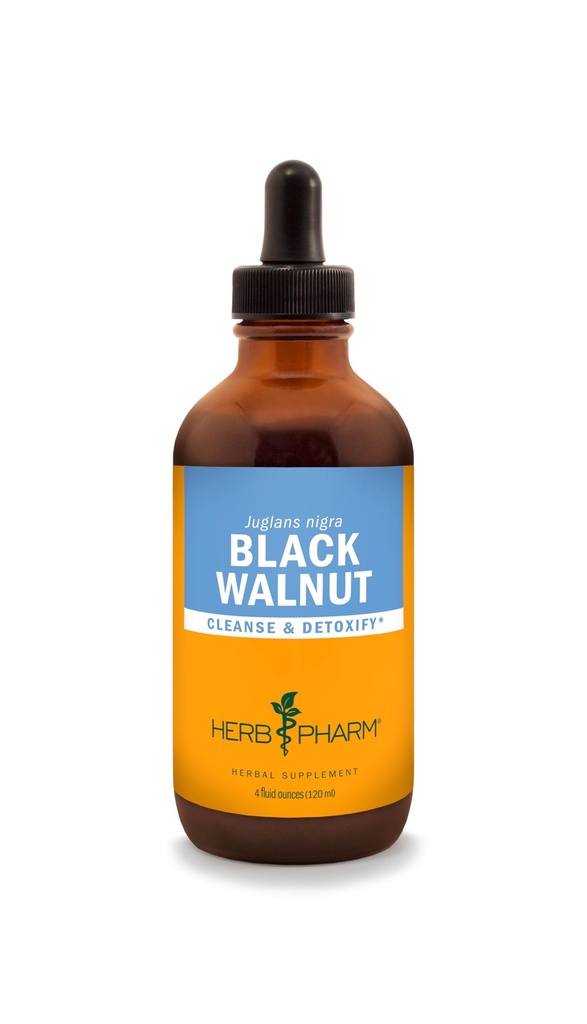 Herb Pharm Black Walnut Vedel Ekstrakt Puhastamiseks ja Detoksifitseerimiseks - 4 Ounce
