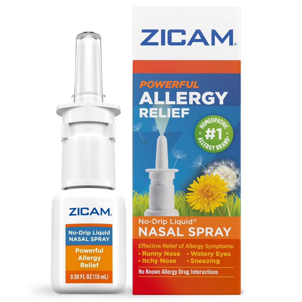 Zicam Allergy Relief No-Drip Vedel nina spray Mitte-uimane, 0,5 Ounce