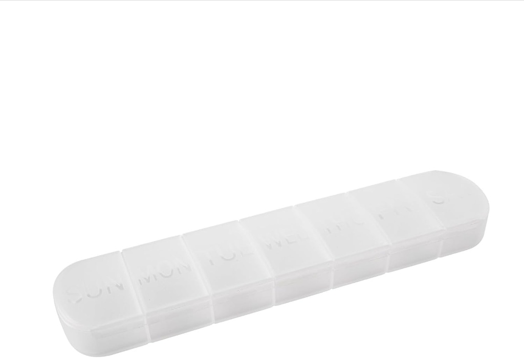 Iganädalane pillide korraldaja, suur 7-päevane vitamiinide juhtum Meeldetuletus, Matte White, igapäevane meditsiinikast, AM PM kapslid Ravimite dispensaator, toidulisand, kalaõli, tabletid, klaas