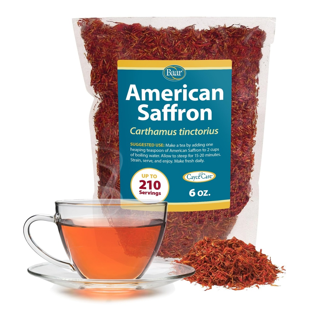 Baar Tooted - Ameerika Safrani Taimne Tee - Seedetrakti Abi Ja Soole Puhastamine, Aitab Leevendada Psoriaas, Ekseem, Dermatiit - Arst-Soovitatud - 6 oz