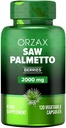 ORZAX eesnäärme täiendada Saw Palmetto ekstrakt 2000 mg meestele - juuksed ja kuseteede tugi - 120 Veg kapslid - (120-päevane pakkumine)