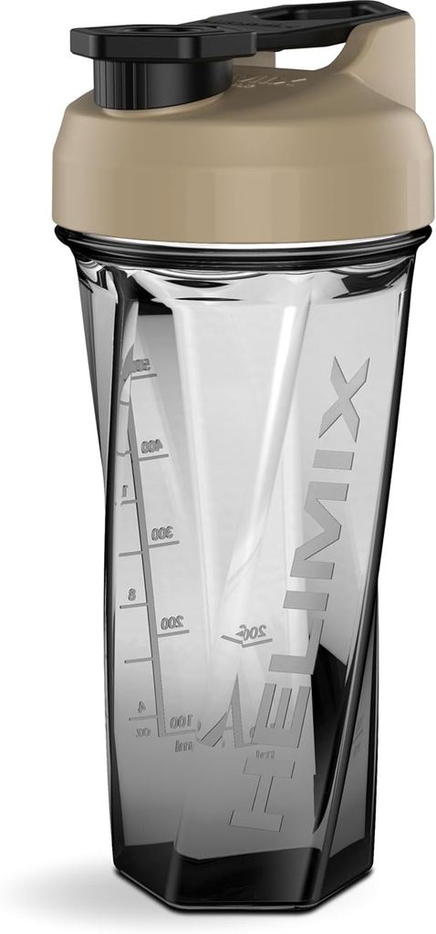 HELIMIX 2.0 Vortex Blender Shaker Bottle hoiab kuni 28oz | Segamiskuuli ega viskit | USA Made | Portable Pre Workout Whey Protein Drink Shaker Cup | Segab kokteile Smoothies Shakes | Top Rack Safe
