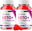(2 Pack) Premier Keto ACV Gummies - Advanced Formula Premiere Keto Plus ACV Gummies Apple Siider Äädikas Premier ACV Dietary Supplement Reviews Mehed Naised (120 Gummies)