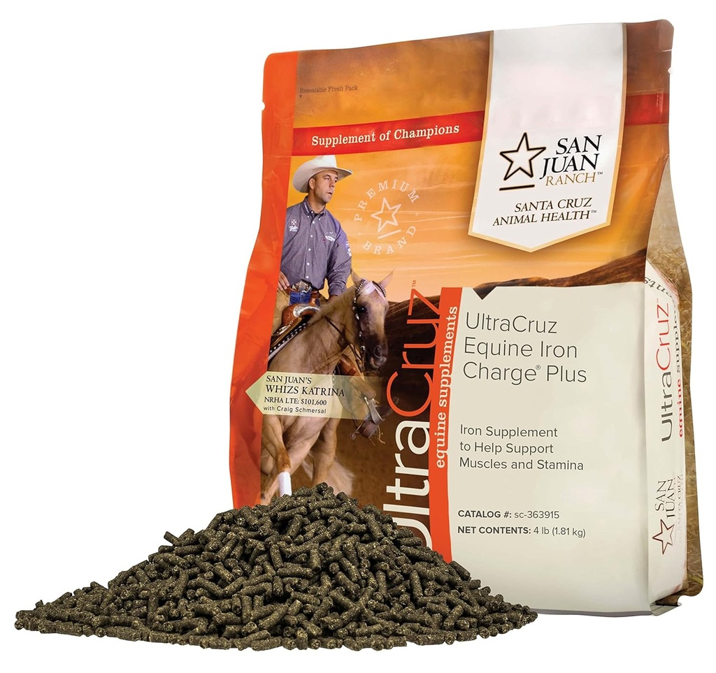 UltraCruz Equine Iron Charge® Plus, 4 naela