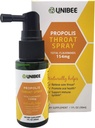 UNIBEE Propolis Throat Spray (Total Flavonoids 154mg) - valulik kurgu leevendamine, suuõõne tervise edendamine, looduslik immuuntoetus, alkoholivaba ja vees lahustuv propolis
