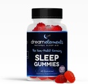 Sleep Supplement Gummis - kõik looduslikud, kirglik puuviljamaitse, 60ct